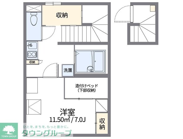 レオパレスきょうでんの物件間取画像